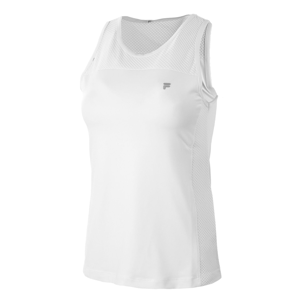 Женская теннисная майка Fila Mina Women - White, Silver