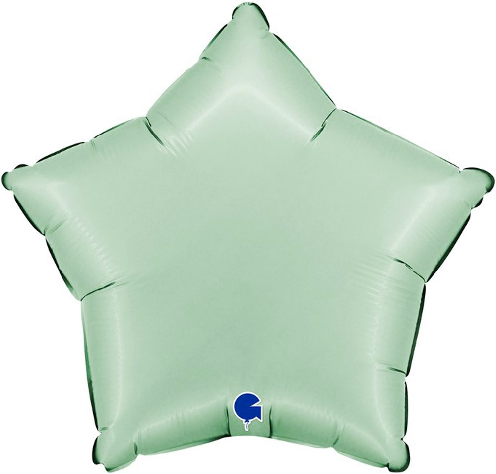 Gr (18''/46 см) Звезда, Мятная глазурь, Сатин, 1 шт. Gr (18''/46 см) Звезда, Мятная глазурь, Сатин, 1 шт.