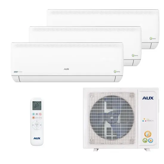 Мультисплит система на 3 комнаты AUX AMWM-H09\4R2(J) x 3 / AM3-H27/4DR2