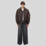 Куртка Alpha Industries CWU 45/P Relaxed Fit Flight Jacket Oxford Hickory (Коричневый)