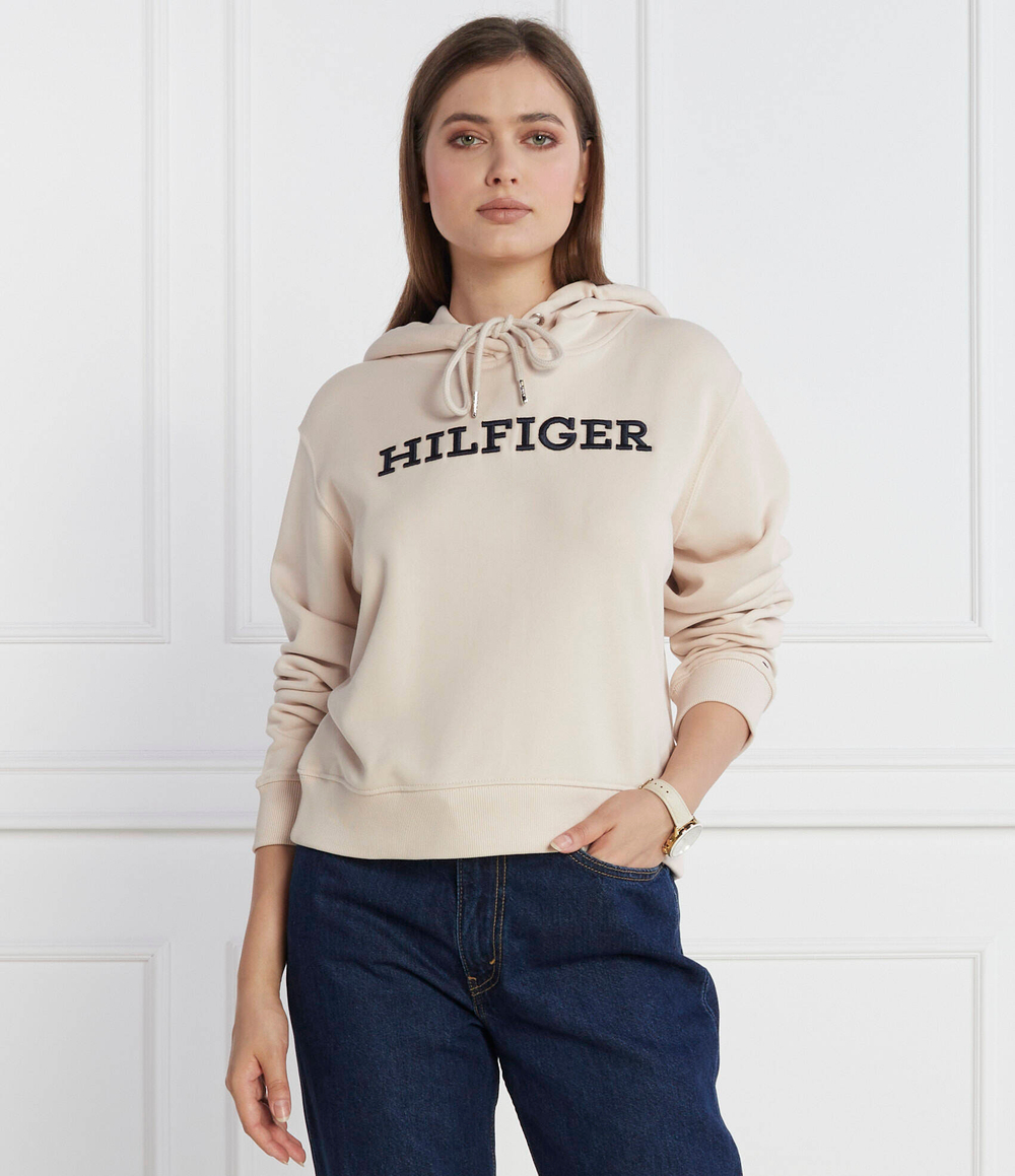 Худи REG MONOTYPE EMB HOODIE Tommy Hilfiger - бежевый(WW0WW40296)