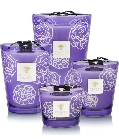Dark Parma, свеча Collectible Roses MAX 10, Baobab Collection