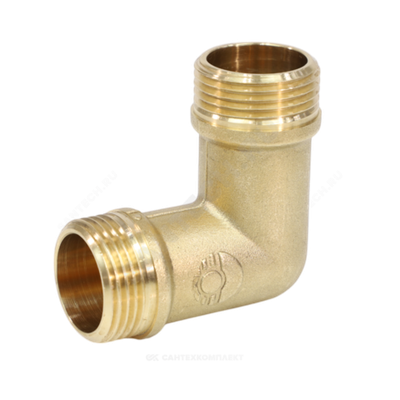 Угольник латунь Ду 20 (3/4") НР/НР VALFEX VF.093.L.034
