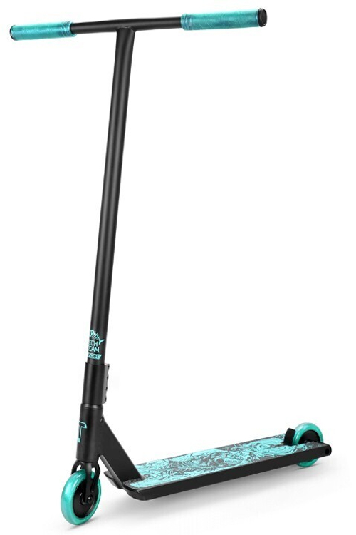Самокат трюковой Zander black 1/4 черный