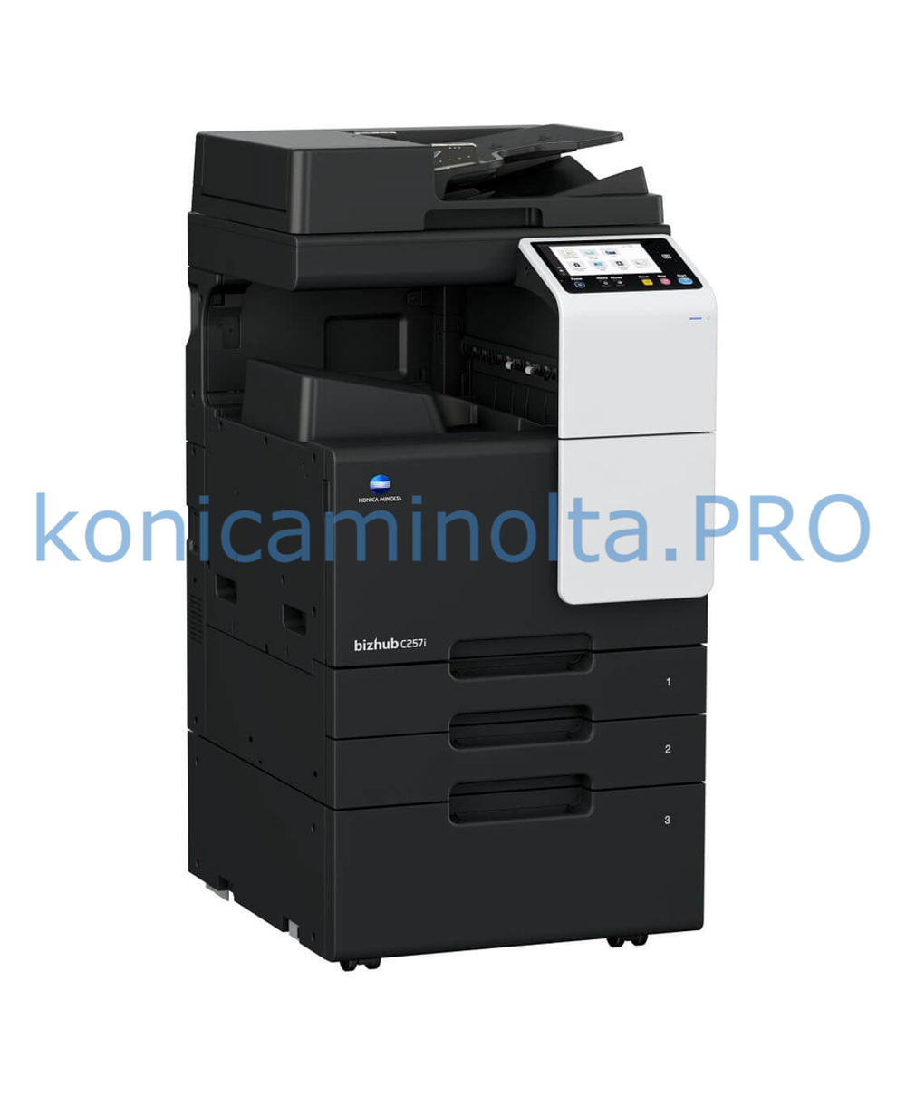 Konica Minolta bizhub C257i Полноцветное МФУ формата А3 с автоподатчиком DF-633, тумбой DK-518x и комплектом тонеров TN-227 CMYK