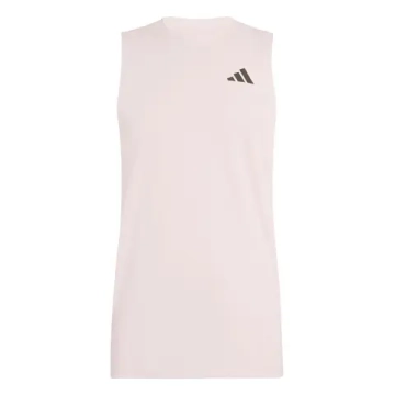 Мужская теннисная футболка Adidas Sleeveless - distilled pink