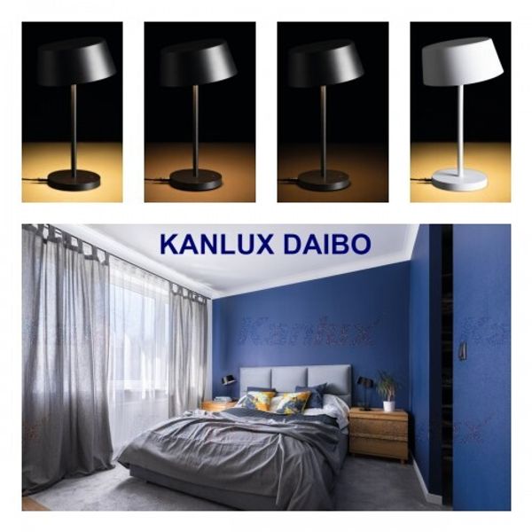 Прикроватная лампа для спальни Kanlux DAIBO. Два цвета. Играйте на контрасте ..... Прикроватная лампа для спальни Kanlux DAIBO. Два цвета. Играйте на контрасте .....