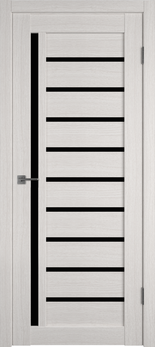 Дверь Atum 11 / Bianco / Black Gloss / Владимирские двери