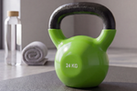 Гиря чугунная винил 24 кг (модель: К-4) VictoryFit VF-KV240