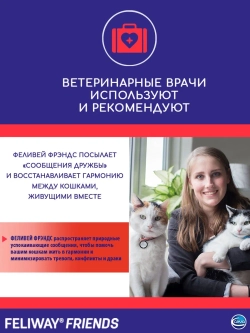 Феливей Фрэндс, феромон для кошек, флакон, 48мл