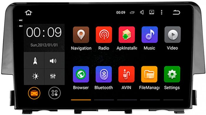 Магнитола для Honda Civic 10 2015-2021 - AIROC 2K RX-1941 Android 13, Быстрая, QLed+2K, CarPlay, SIM-слот