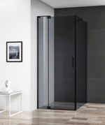 Душевой уголок Cezares SLIDER-AH-1-100-90/100-GRIGIO-NERO