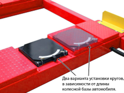 PEAK 412A Подъемник четырехстоечный, 5,5 т., под 3D сход-развал для длиннобазных автомобилей