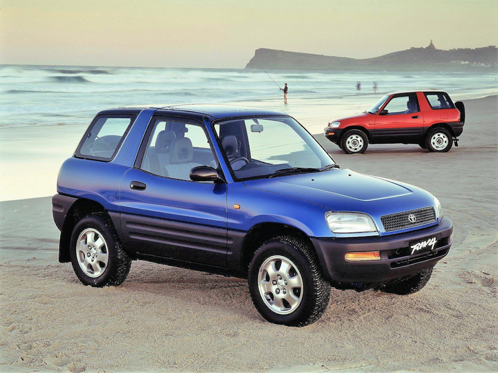 Порог левый 3 дв. Toyota RAV4 1994—2000 (Polcar)