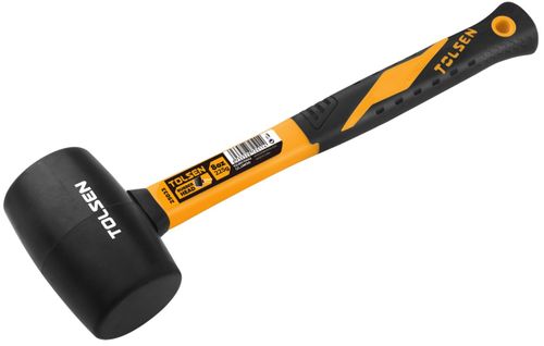 TOLSEN (TT25035) Киянка "Gripro", 450 г, фибергласовая рукоятка, черная