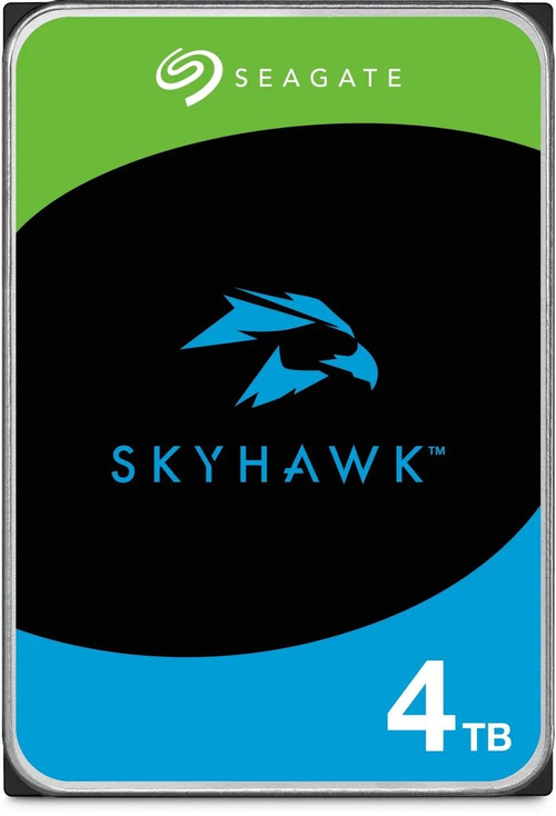 Внутренний HDD 3.5" Seagate Skyhawk ST4000VX016, 4Тб, SATA3, Bulk, Чтение:180мб/с, Запись:180мб/с, 5400об/мин, Буфер:256Мб