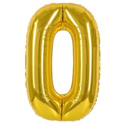 К Цифра 0 Золото 40''/102 см.