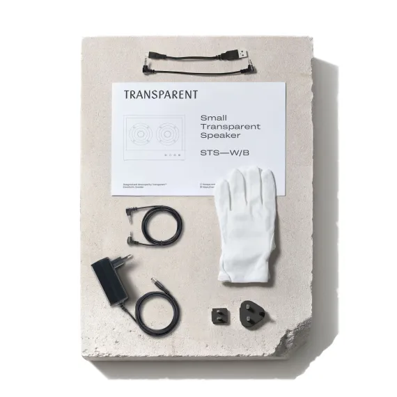 Transparent Small Transparent Speaker Black