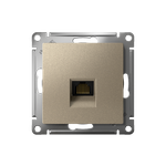 SE AtlasDesign Шампань Розетка компьютерная RJ45, механизм