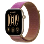 Умные часы Apple Watch Series 12 GPS, 46mm, Light Gold Aluminum Case with Magenta Sport Loop