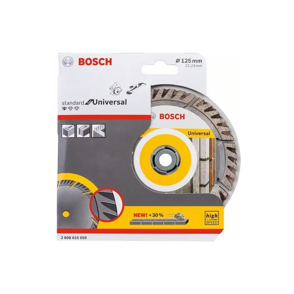 Алмазный отрезной круг Standard for Universal 125x22,23 BOSCH 2608615059