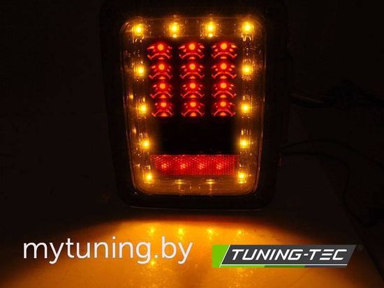 Задние фонари для Jeep Wrangler JK (07-18) LED черные