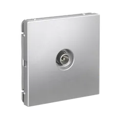 Розетка телевизионная проходная 4DB Systeme Electric ArtGallery Алюминий GAL000392