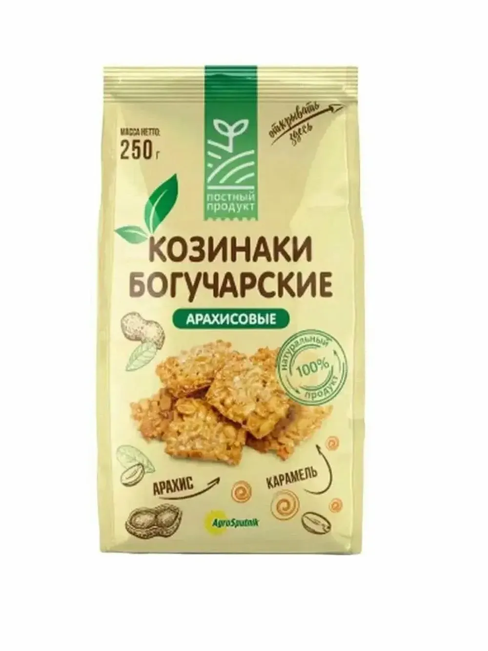Козинаки Богучарские Арахисовые 250г