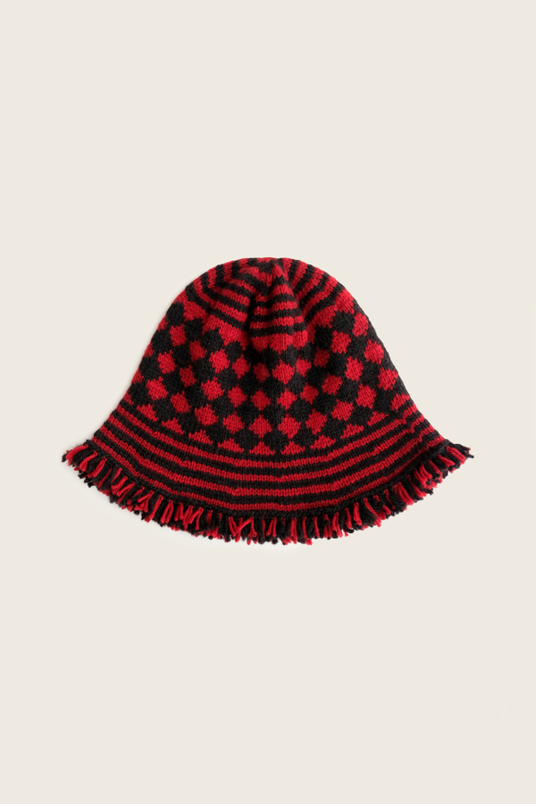 Панама из Шерсти 26.NP.5.HAT.06.04, красный