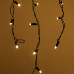 Светодиодная гирлянда ARD-EDGE-PRO-4000x600-BLACK-128LED-STD WARM (230V, 8W) (Ardecoled, IP65)