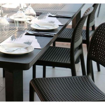 Стул пластиковый Bora Bistrot антрацит