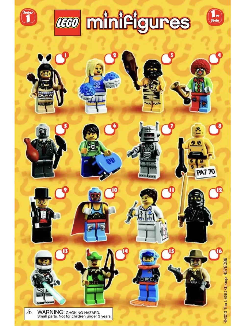 LEGO Minifigures series 1 серия 8683 Скейтбордист