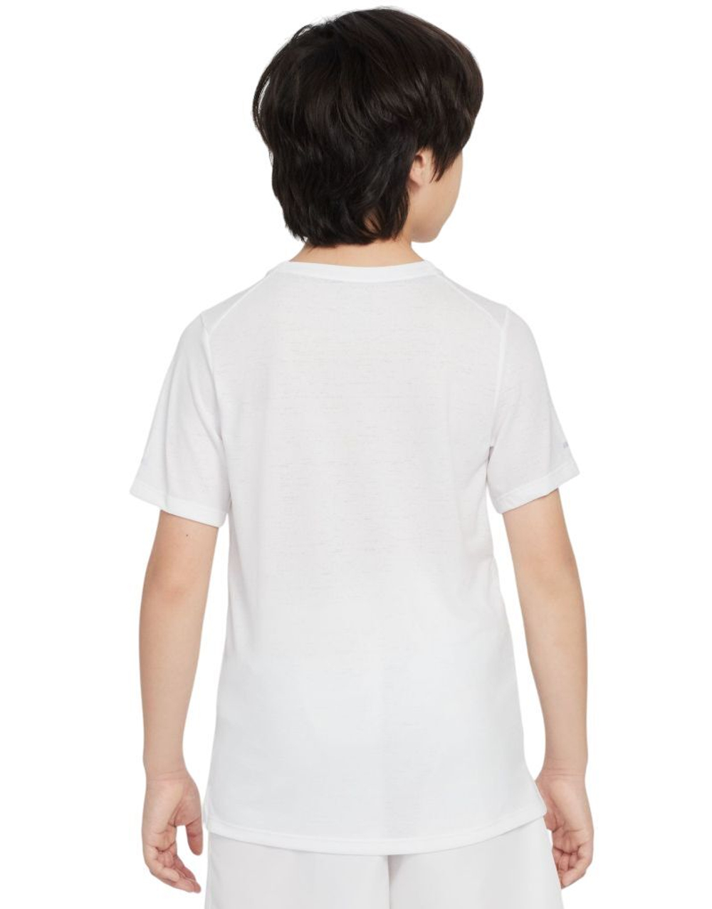 Футболка для мальчика теннисная Nike Kids Miler Dri-Fit - white