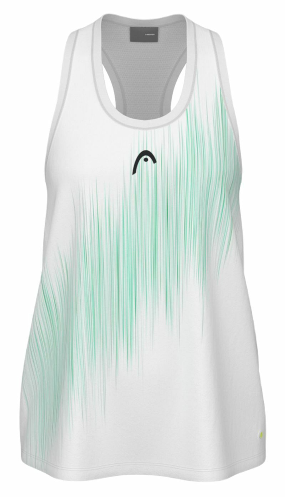 Футболка для девочки теннисная Head Girls Vision Agility Tank Top - candy green/performance print