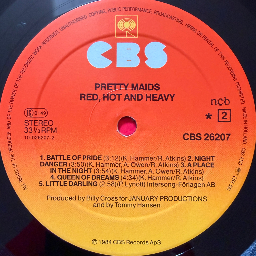 Pretty Maids - Red, Hot And Heavy (Голландия 1984г.)