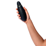 Черный вакуумно-волновой клиторальный стимулятор Womanizer Premium 2 Black WZ212SG9