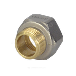 Переход латунь никель реборда Ду 32х15 (1 1/4"х1/2") ВР/НР 9021 ГОСТ 32585-2013 Aquasfera 9021-04