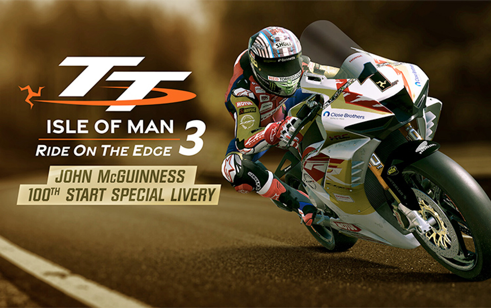 TT Isle Of Man 3 - John McGuinness 100th Start Livery (для ПК, цифровой код доступа)