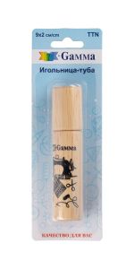 Туба-игольница Gamma 9 см, рисунок швейная машина