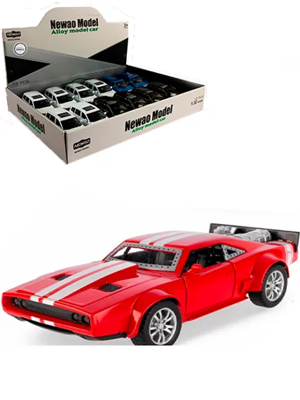 Металлическая машинка 1:32 «Dodge Charger Ice R/T» , инерционная, свет и звук XA3211B