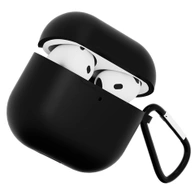 Чехол для Airpods 4 Gurdini силиконовый черный