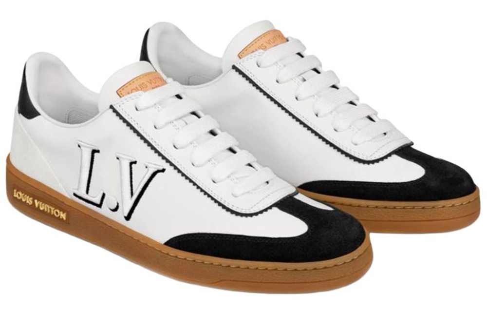 LOUIS VUITTON Lv Frontrow Sports Shoes Black/White Women"s