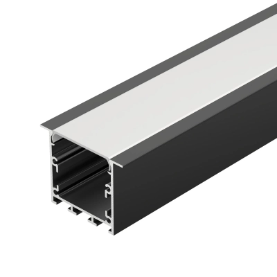Профиль LINIA49-F-М-2500 BLACK (Arlight, Алюминий)