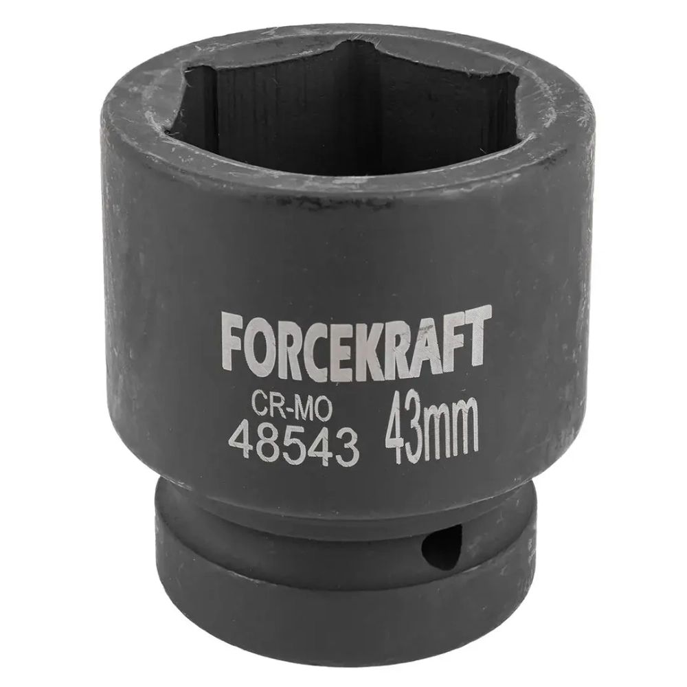 Головка ударная 1'', 43мм (6гр.) FORCEKRAFT FK-48543