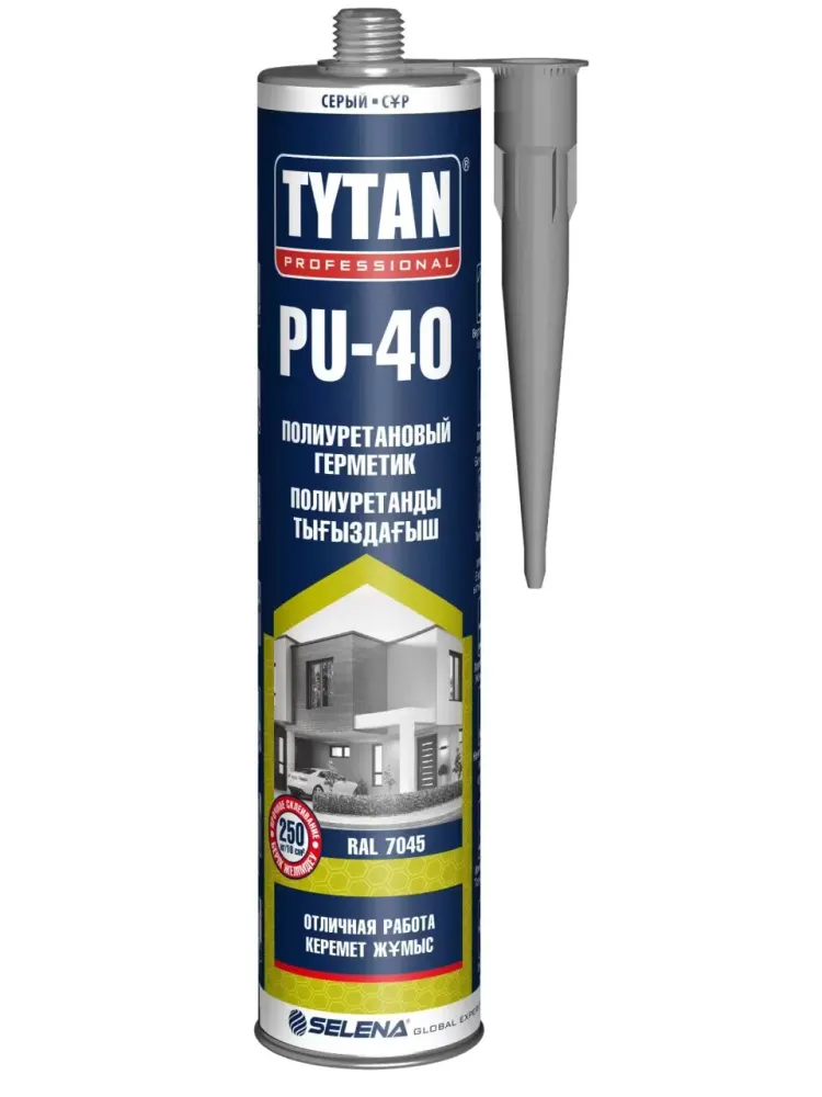 Герметик полиуретановый TYTAN PU 40 310 мл серый