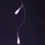 Гирлянда для дома БАХРОМА «Мерцание» ш3м* в30/50 см 120 ламп LED, прозрачн.провод, авторежим, IP-20, Белый (возможность соединения)