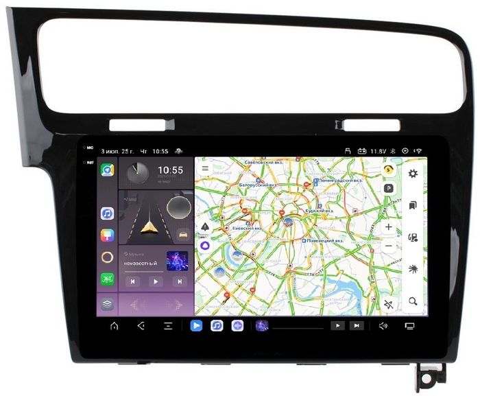 Магнитола для Volkswagen Golf 7 2012-2020 - Kuberg OL-1907 QLed+2K, Android 13, Быстрейшая, CarPlay, 4G SIM-слот