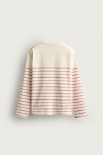 ЖАККАРДОВАЯ ФУТБОЛКА СВОБОДНОГО КРОЯ В ПОЛОСКУ — ZARA · 0722/324