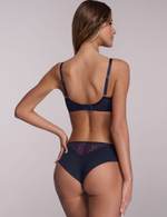 Бюстгальтер полупоролон Ava SENSATION 2182 PU navy blue