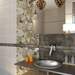 Foresta brown glass border 600х20 (1-й сорт)
